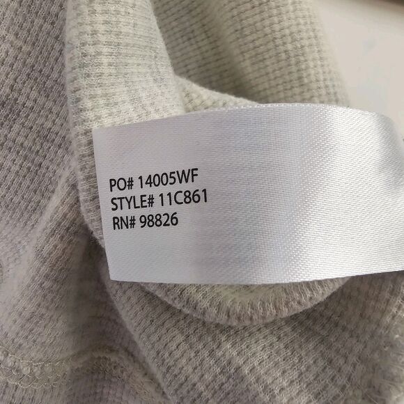 US Polo Assn Mens Cream Waffle Knit Sweatshirt Sz XL Crew Neck Preppy V0452 - Picture 8 of 9